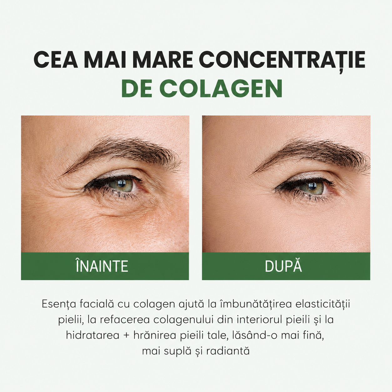 Ser iluminator cu colagen